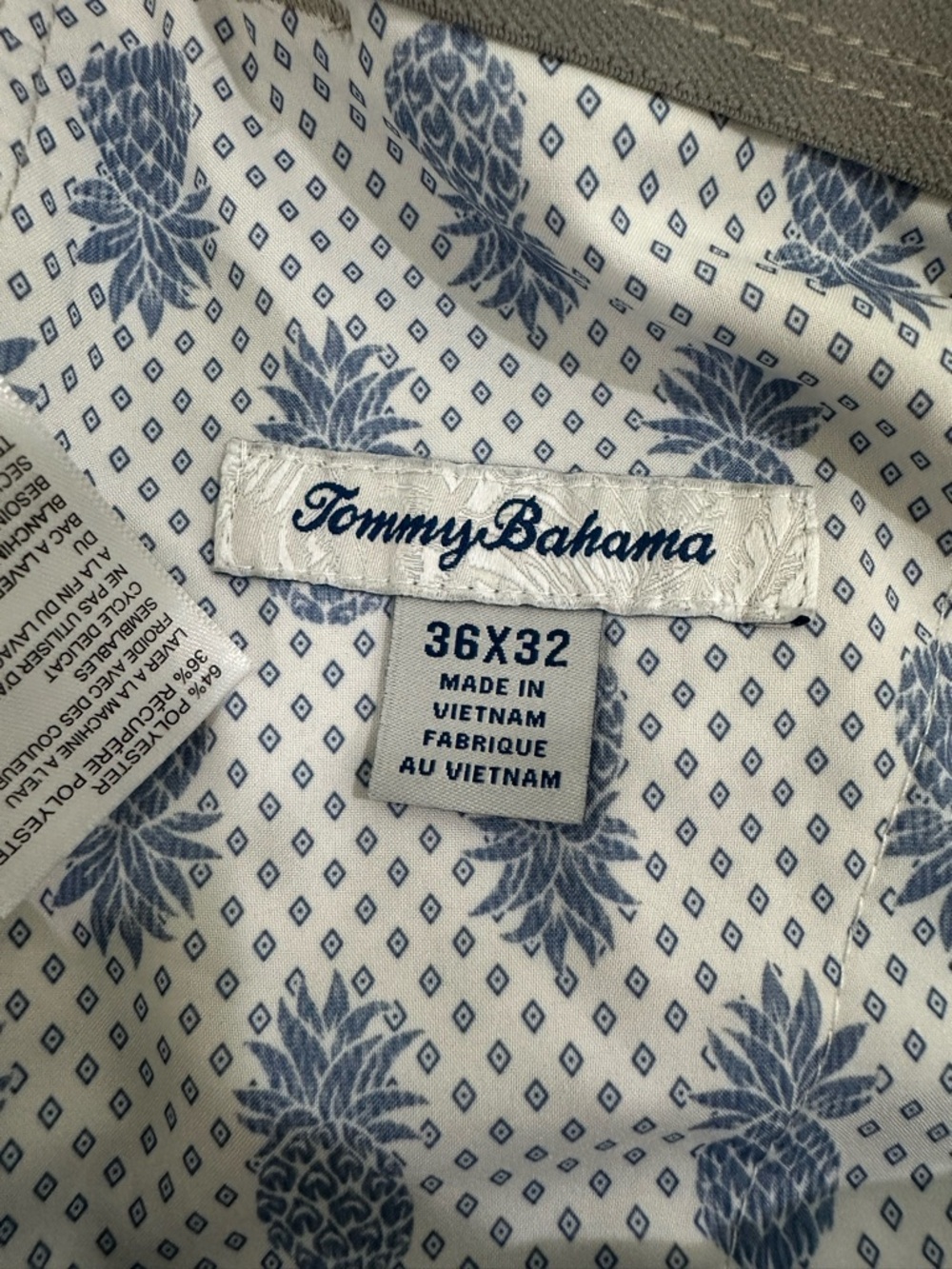 Tommy Bahama On Par Flat Front Pant Men's Tan Chino Pants SZ 36/32 - Picture 9 of 9